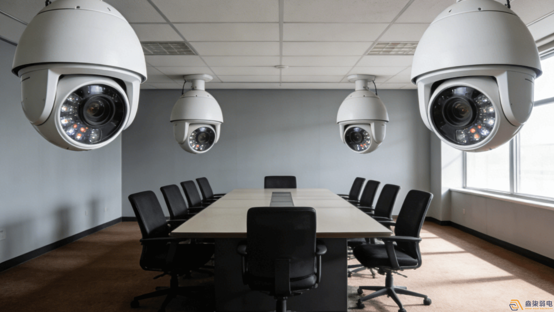 中型會議室監控攝像頭如何布置？