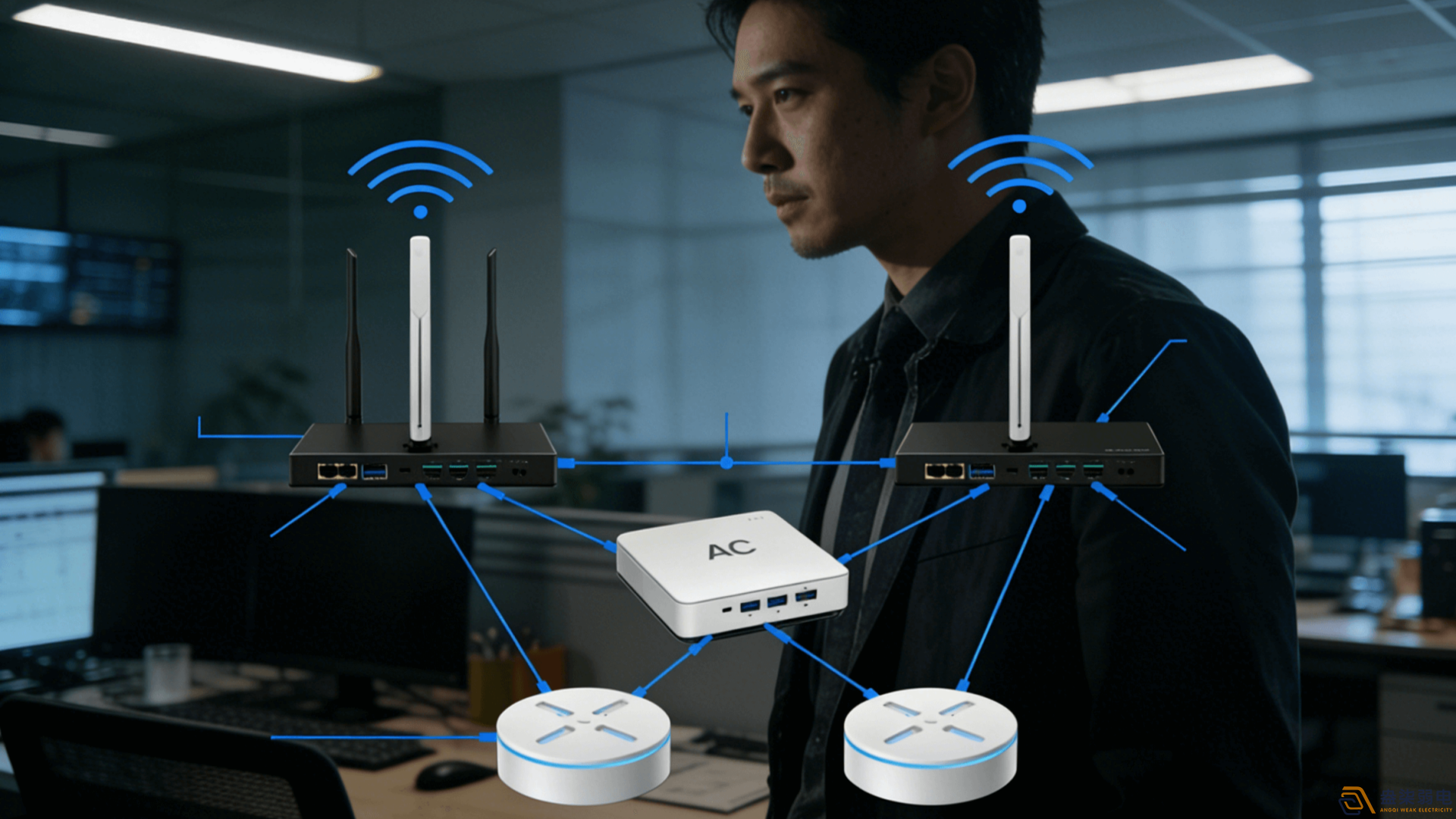 企業(yè)AC+瘦AP組網方案說明